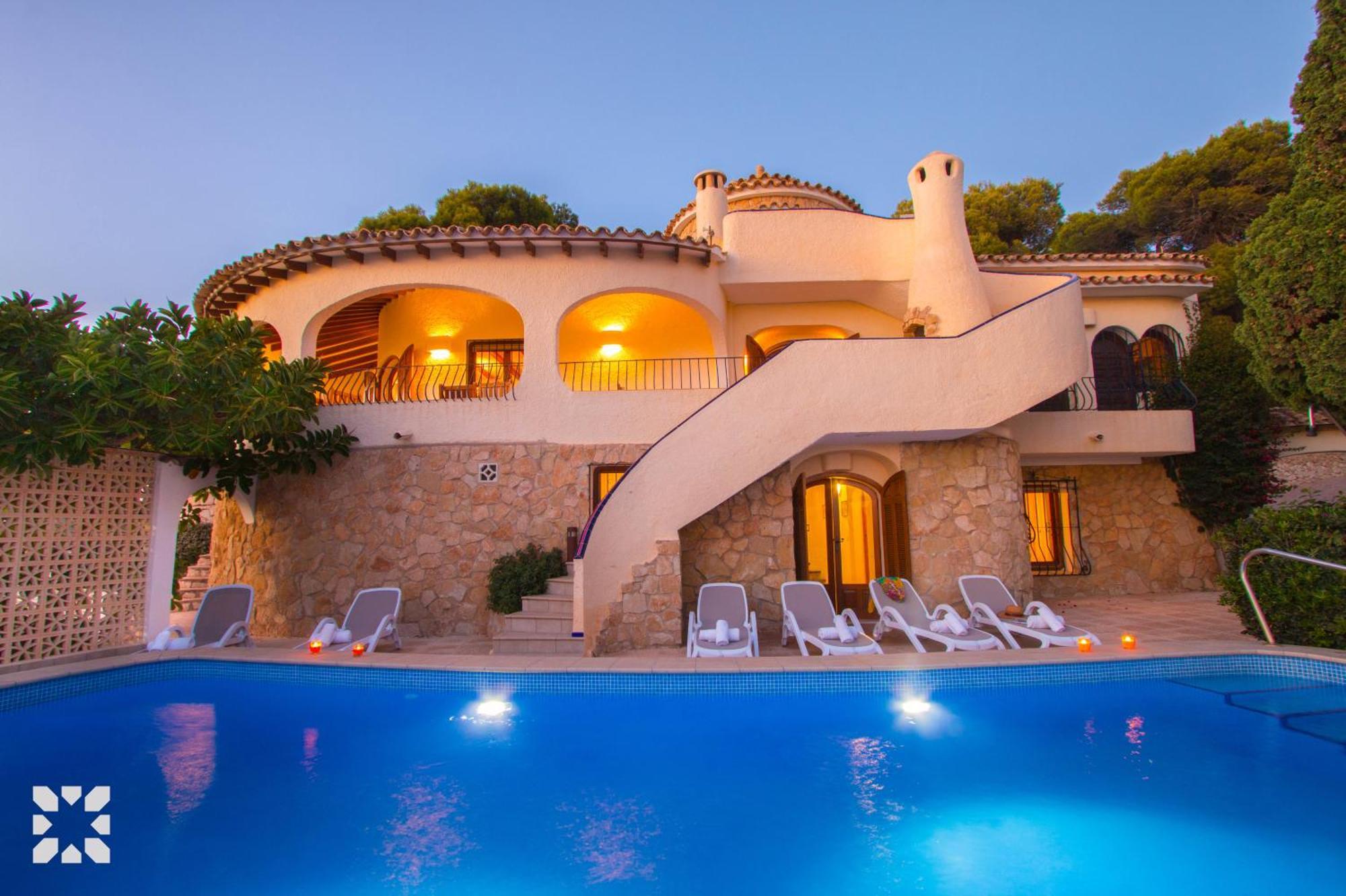 Villa Dauphin By Abahana Villas Moraira Exterior foto